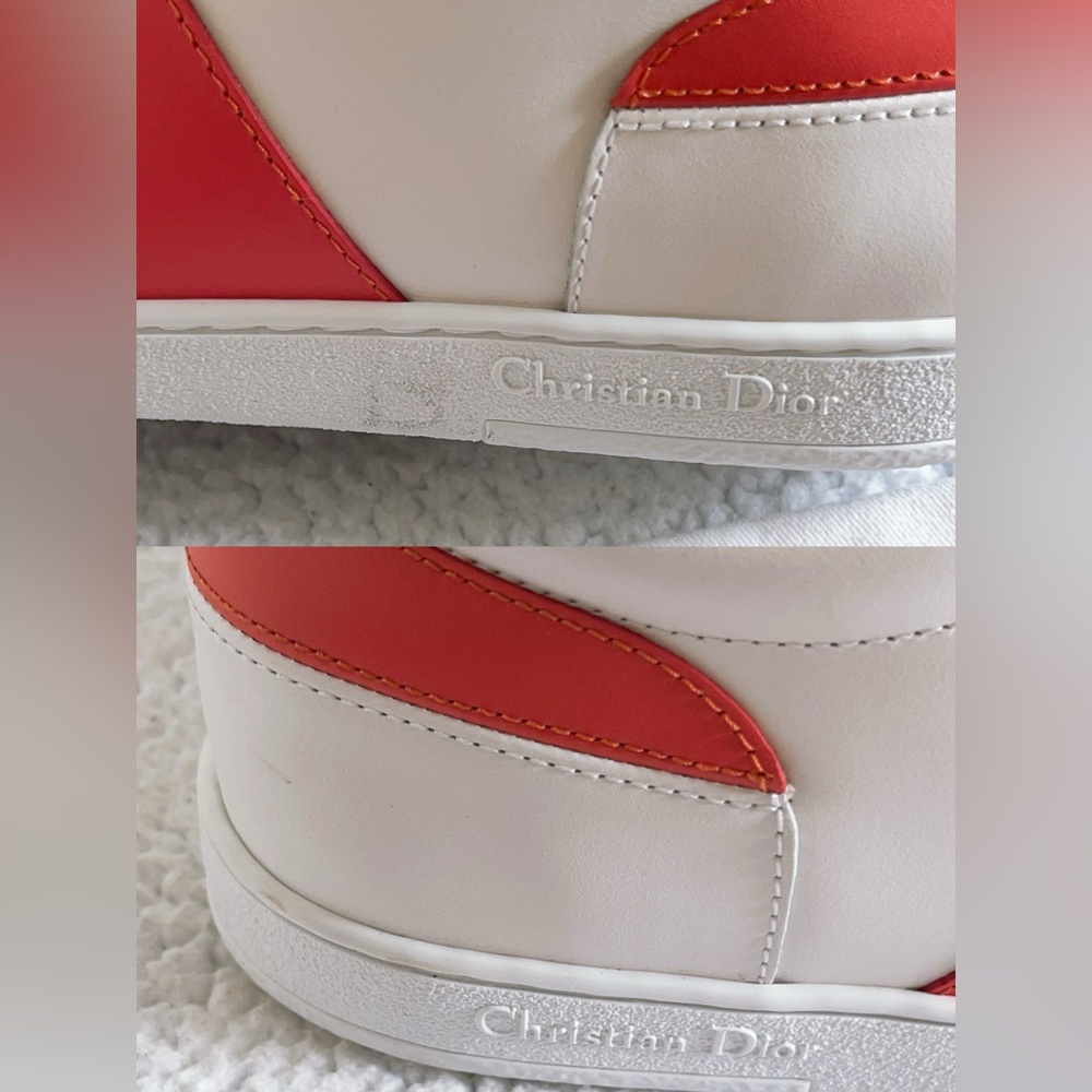 Christian Dior Women's Dior Star Low-Top Leather Sneakers - Picture 9 of 16